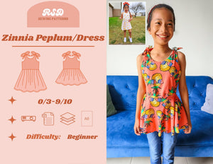 Zinnia Peplum/Dress PDF