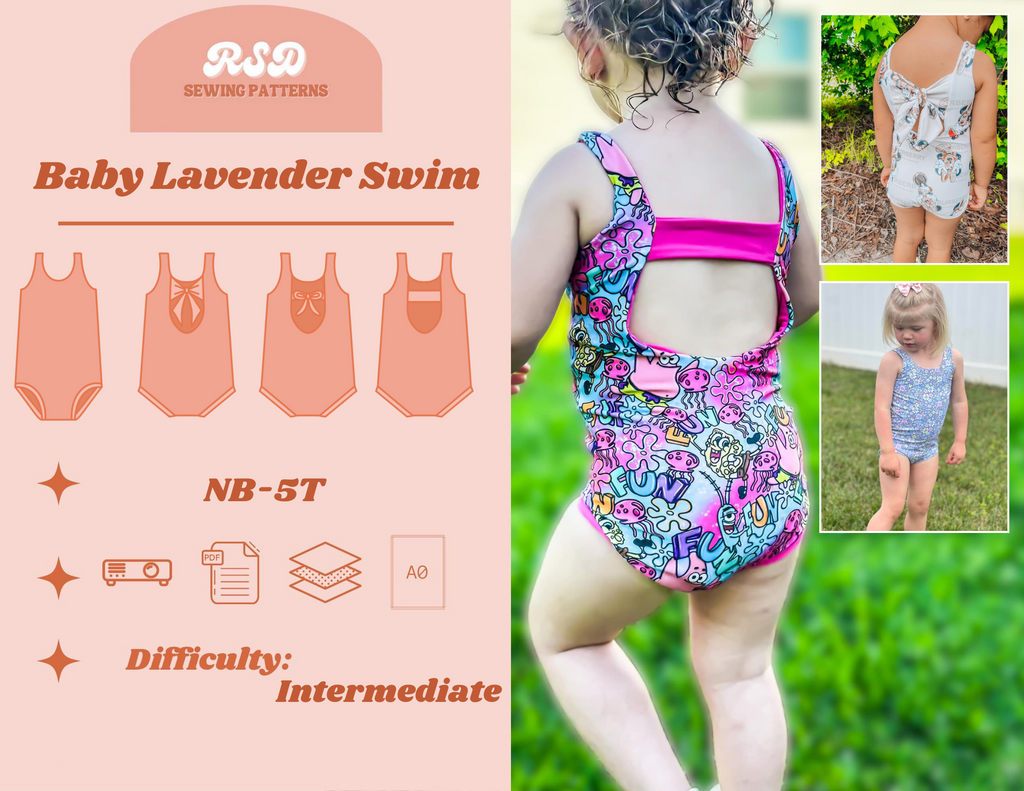 Baby Lavender Swimsuit PDF