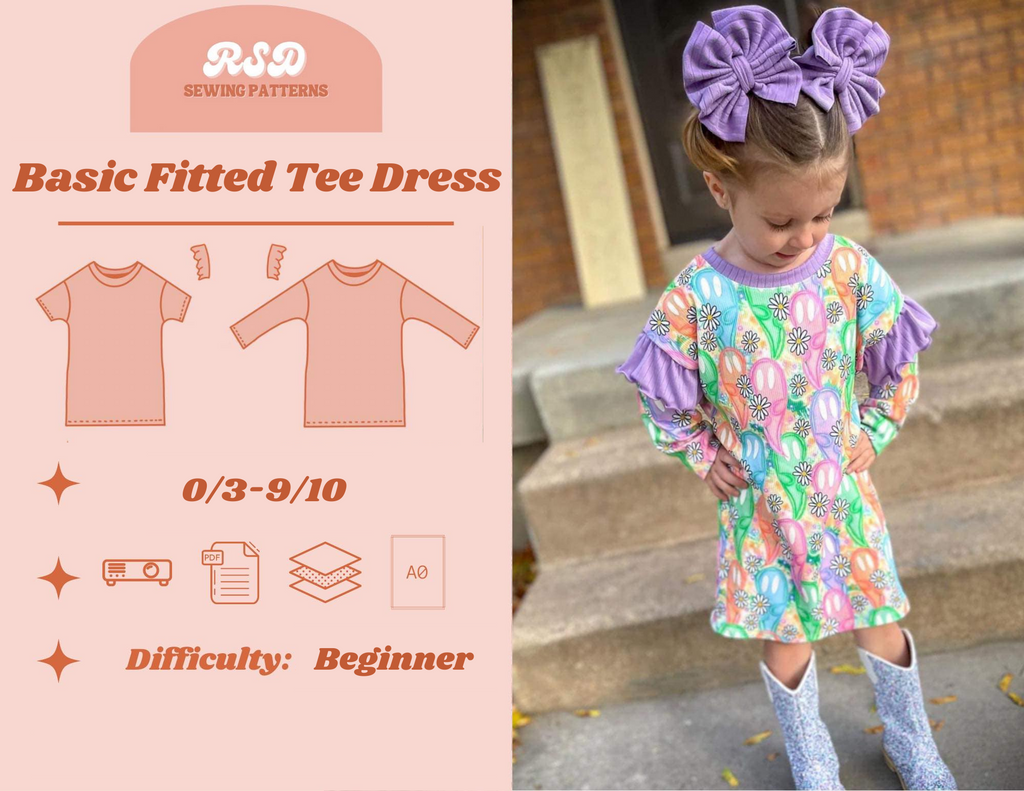 Basic Fitted Tee Dress PDF