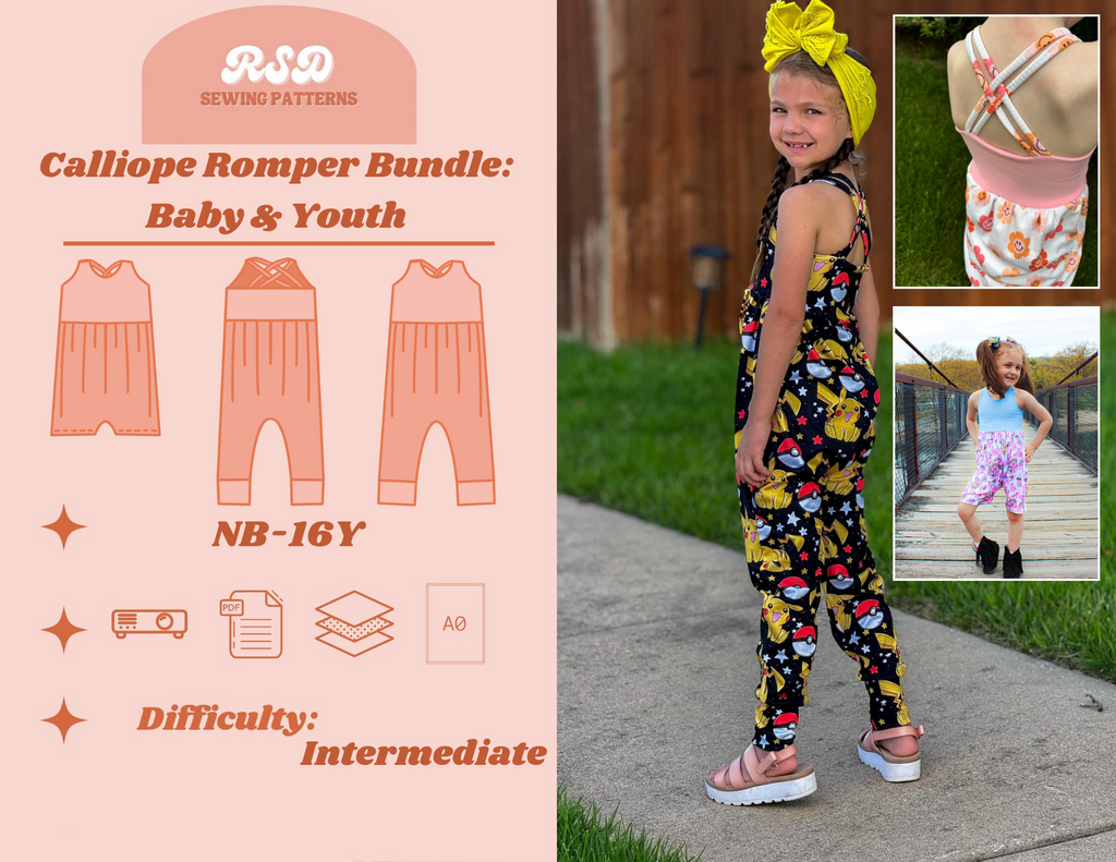 Baby & Youth Calliope Romper Bundle PDF