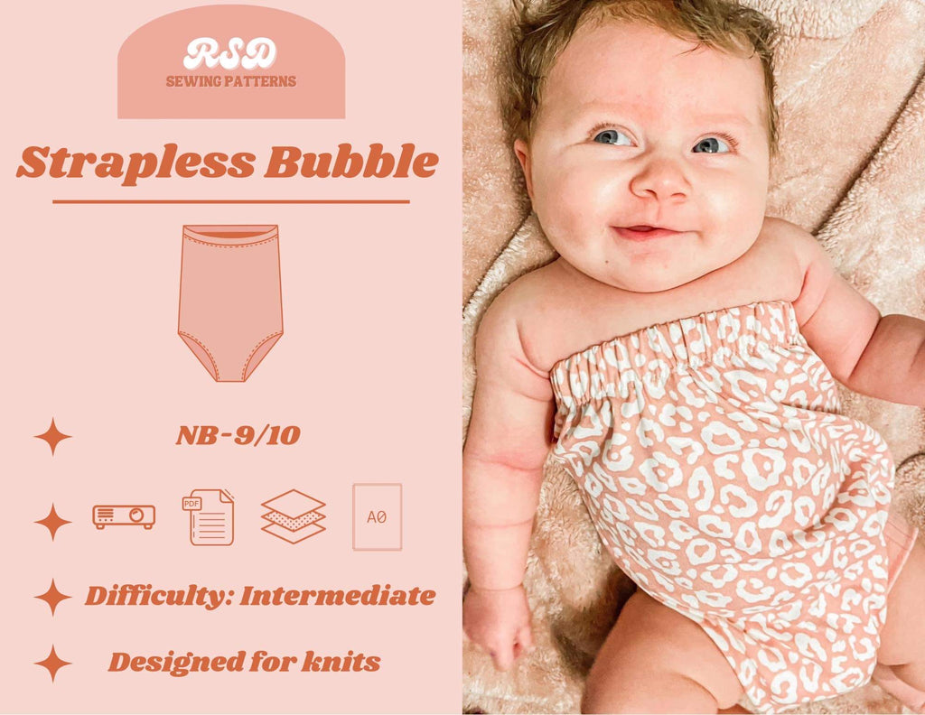 Strapless Bubble Romper PDF
